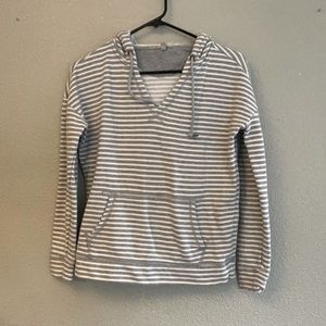 Grey striped Gap Hoodie/XS
